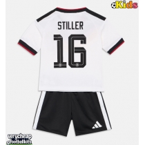 Germany Angelo Stiller #16 Replica Home Minikit World Cup 2026 Short Sleeve (+ pants)